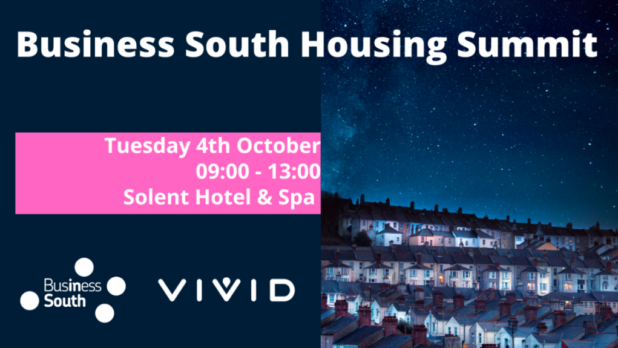 Mark Woodrow taking part in Business South Housing Summit