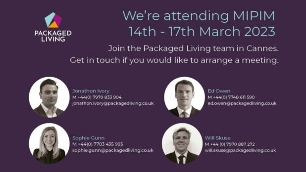 Packaged Living are attending MIPIM 2023