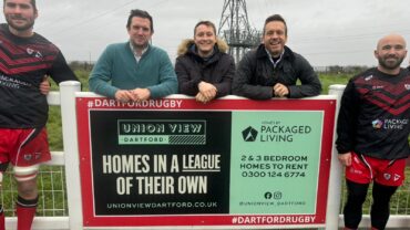 Packaged Living meets Dartford Valley Rugby Club